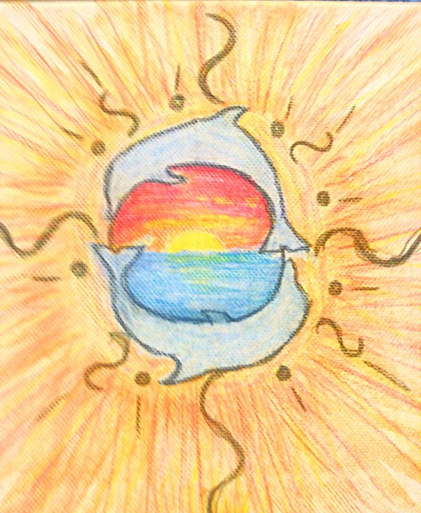 painting done by my youngest daughter, Hana when she was 14