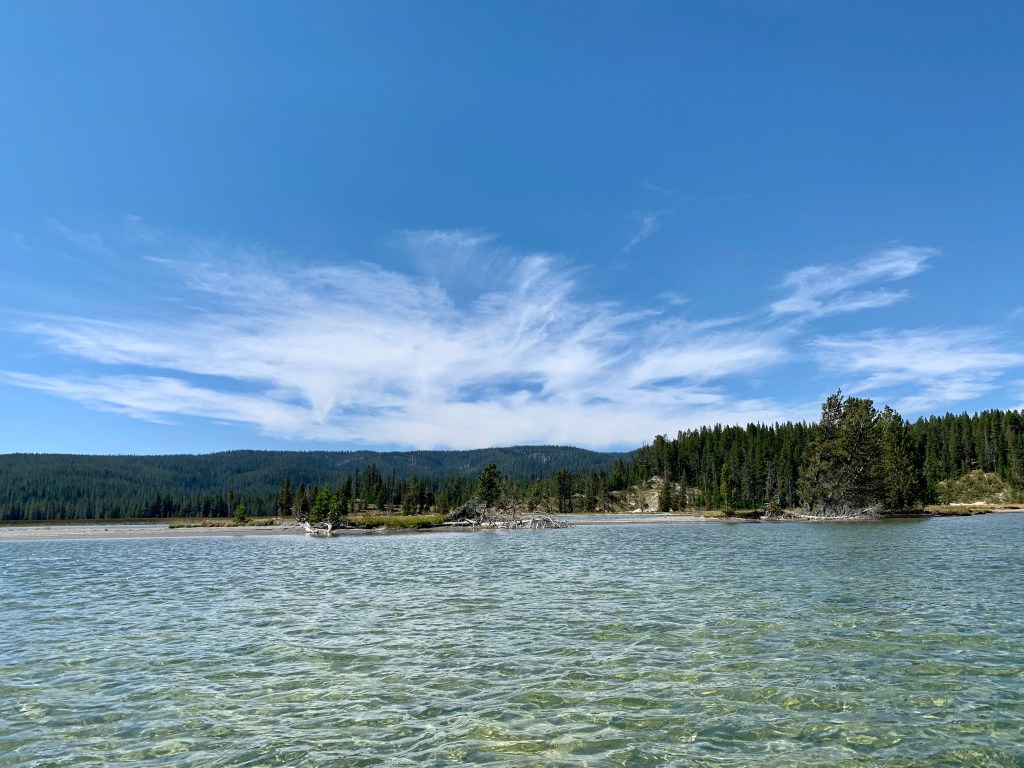 Shoshone Lake, Yellowstone. Photo by H.L.Wilkins